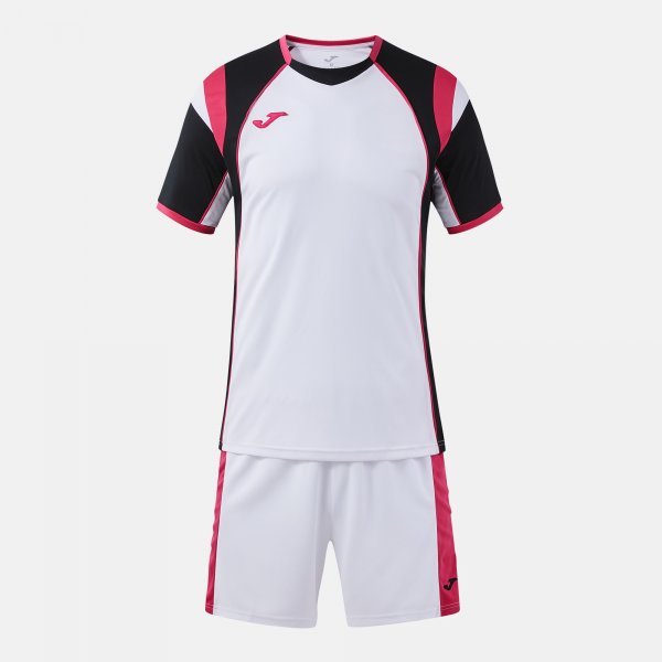 Joma Set Liga Pro Football Kit - White Fuchsia