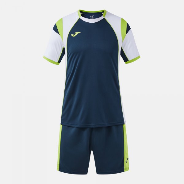 Joma Set Liga Pro Football Kit - Dark Navy Lime