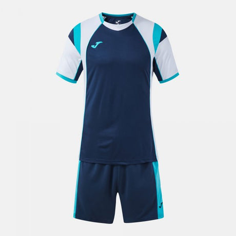 Joma Set Liga Pro Football Kit - Dark Navy Turquoise Fluor