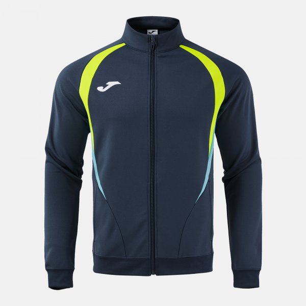 Joma Championship 20 Jacket - Dark Navy Fluorescent Yellow