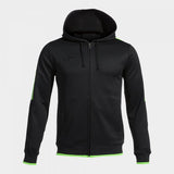 Joma Olimpiada Jacket - Black Fluorescent Green