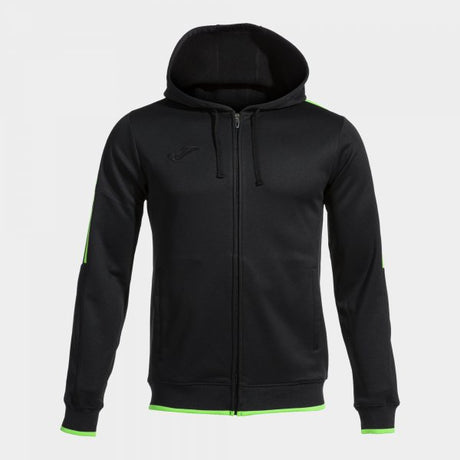 Joma Olimpiada Jacket - Black Fluorescent Green