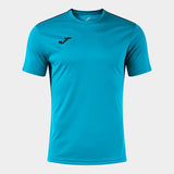 Joma Winner IV Football Shirt - Fluorescent Turquoise Dark Navy