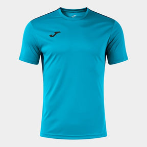 Joma Winner IV Football Shirt - Fluorescent Turquoise Dark Navy