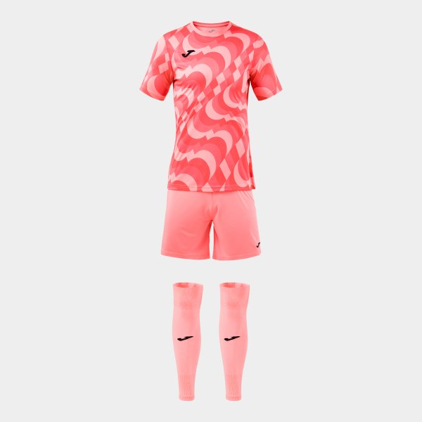 Joma Set New Area Football Kit - Coral Fluor