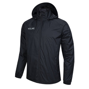 Kelme Windproof Rain Jacket - Black