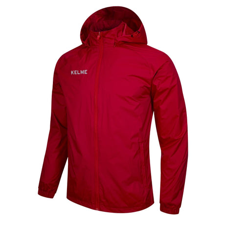 Kelme Windproof Rain Jacket - Red