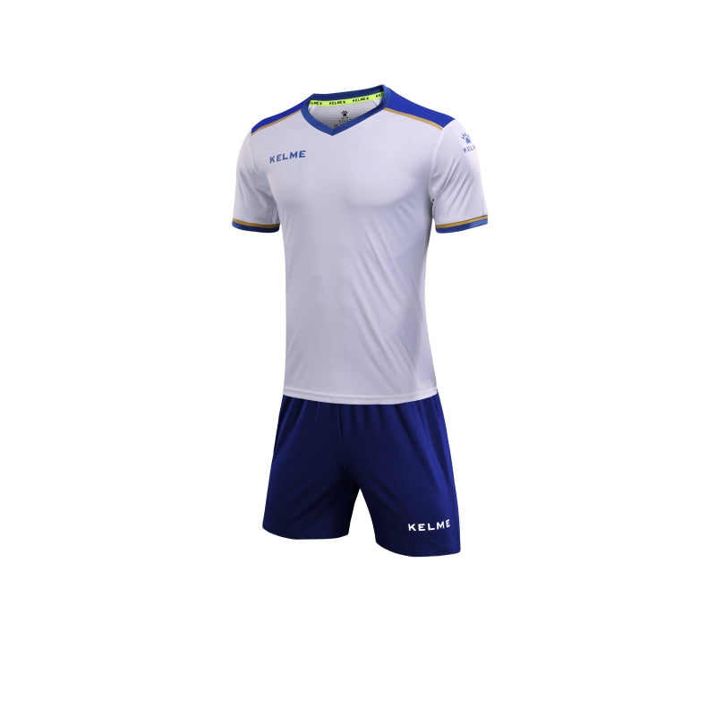 Kelme Segovia S/S Set - White / Royal Blue
