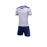 Kelme Segovia S/S Set - White / Royal Blue