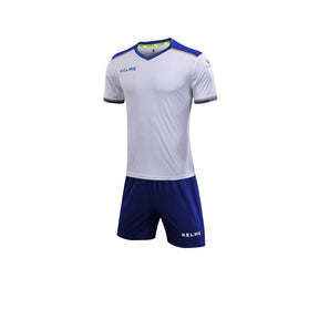 Kelme Segovia S/S Set - White / Royal Blue