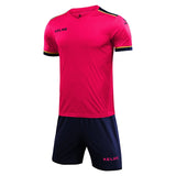 Kelme Segovia S/S Set - Fuchsia / Dark Blue