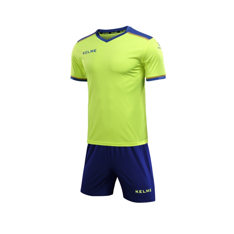 Kelme Segovia S/S Set - Yellow / Royal Blue