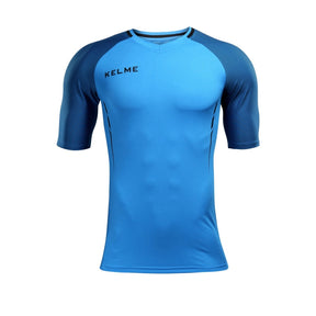 Kelme Montes S/S T-Shirt - Neon / Black Blue