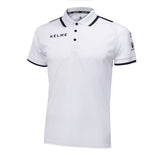 Kelme Lince S/S Polo - White / Navy
