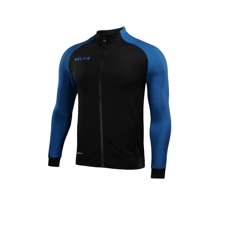 Kelme Montes Jacket - Neon Black / Blue