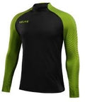 Kelme Montes Zip Sweatshirt - Neon Black / Yellow