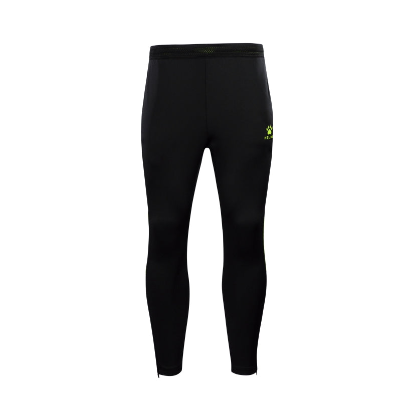 Kelme Montes Long Pant - Neon Black / Yellow