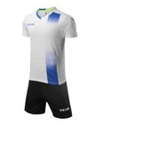 Kelme Alicante S/S Football Set - White / Royal Blue