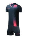 Kelme Alicante S/S Football Set - Dark Blue / Neon Pink