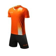 Kelme Alicante S/S Football Set - Orange / White