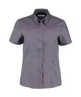 Kustom Kit Women's corporate Oxford blouse short-sleeved (tailored fit)