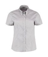 Kustom Kit Women's corporate Oxford blouse short-sleeved (tailored fit)
