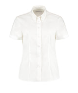 Kustom Kit Women's corporate Oxford blouse short-sleeved (tailored fit)