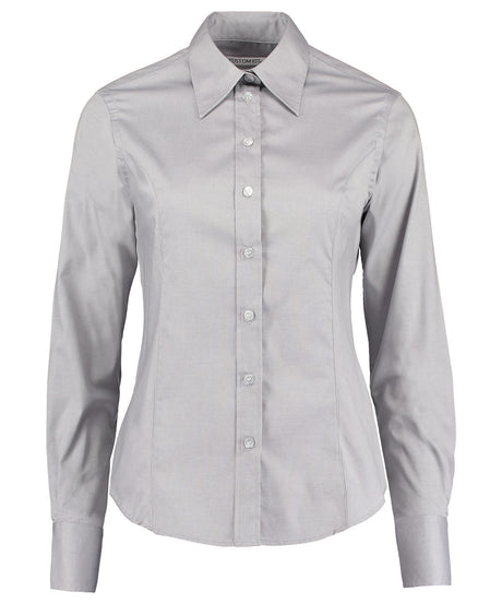 Kustom Kit Women's corporate Oxford blouse long-sleeved (tailored fit)
