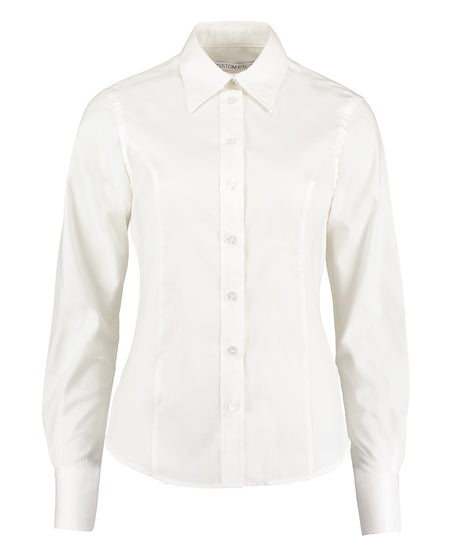 Kustom Kit Women's corporate Oxford blouse long-sleeved (tailored fit)