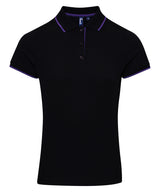 Premier Women's contrast Coolchecker® polo