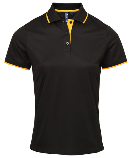 Premier Women's contrast Coolchecker® polo