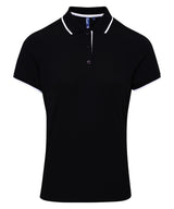 Premier Women's contrast Coolchecker® polo