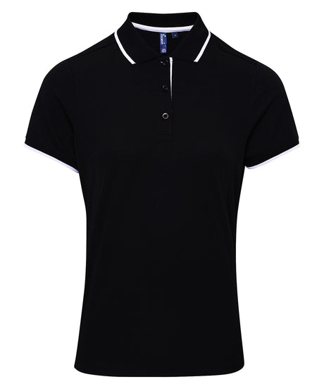 Premier Women's contrast Coolchecker® polo