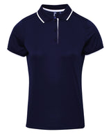 Premier Women's contrast Coolchecker® polo