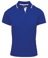 Premier Women's contrast Coolchecker® polo
