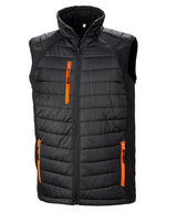 Result Recycled Compass padded softshell gilet