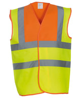 Yoko Hi-vis 2-band-and-braces waistcoat (HVW100)