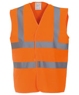 Yoko Hi-vis 2-band-and-braces waistcoat (HVW100)