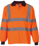 Yoko Hi-vis long sleeve polo (HVJ310)