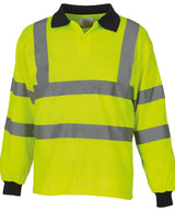Yoko Hi-vis long sleeve polo (HVJ310)