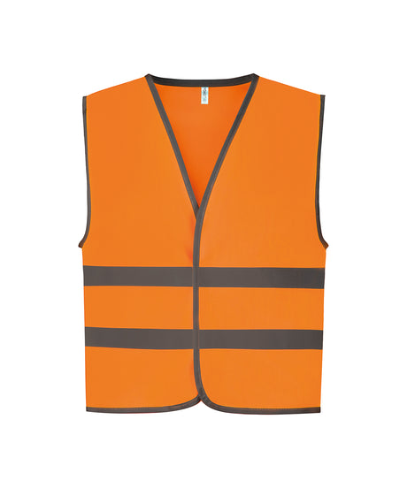 Yoko Hi-vis reflective border kids waistcoat (HVW102CH)