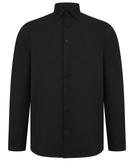 Henbury Modern long sleeve Oxford shirt