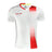 Kelme Alicante S/S Football Shirt - White / Red