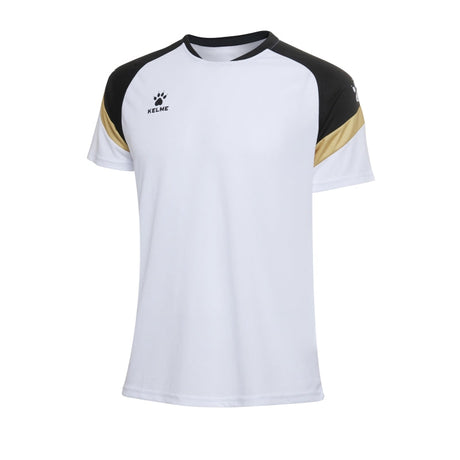 Kelme Triton S/S Football Jersey - White / Black