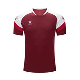 Kelme Triton S/S Football Jersey - Wine Red / White