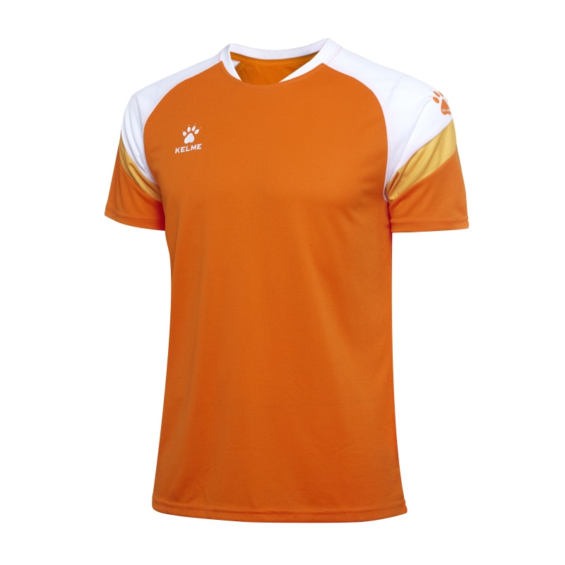 Kelme Triton S/S Football Jersey - Orange / White