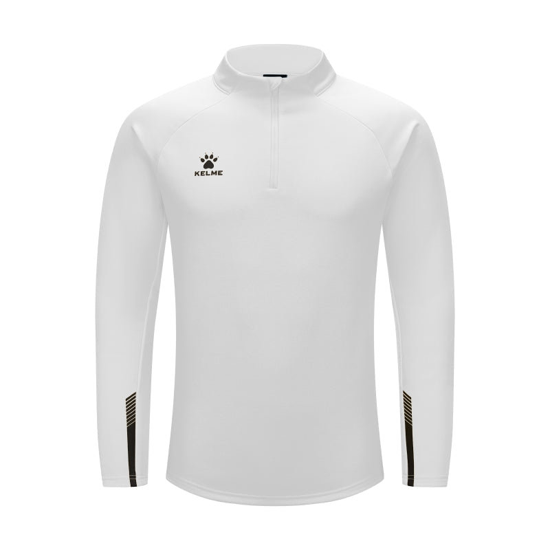 Kelme Trueno 1/4 Zip Sweatshirt - White