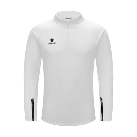 Kelme Trueno 1/4 Zip Sweatshirt - White