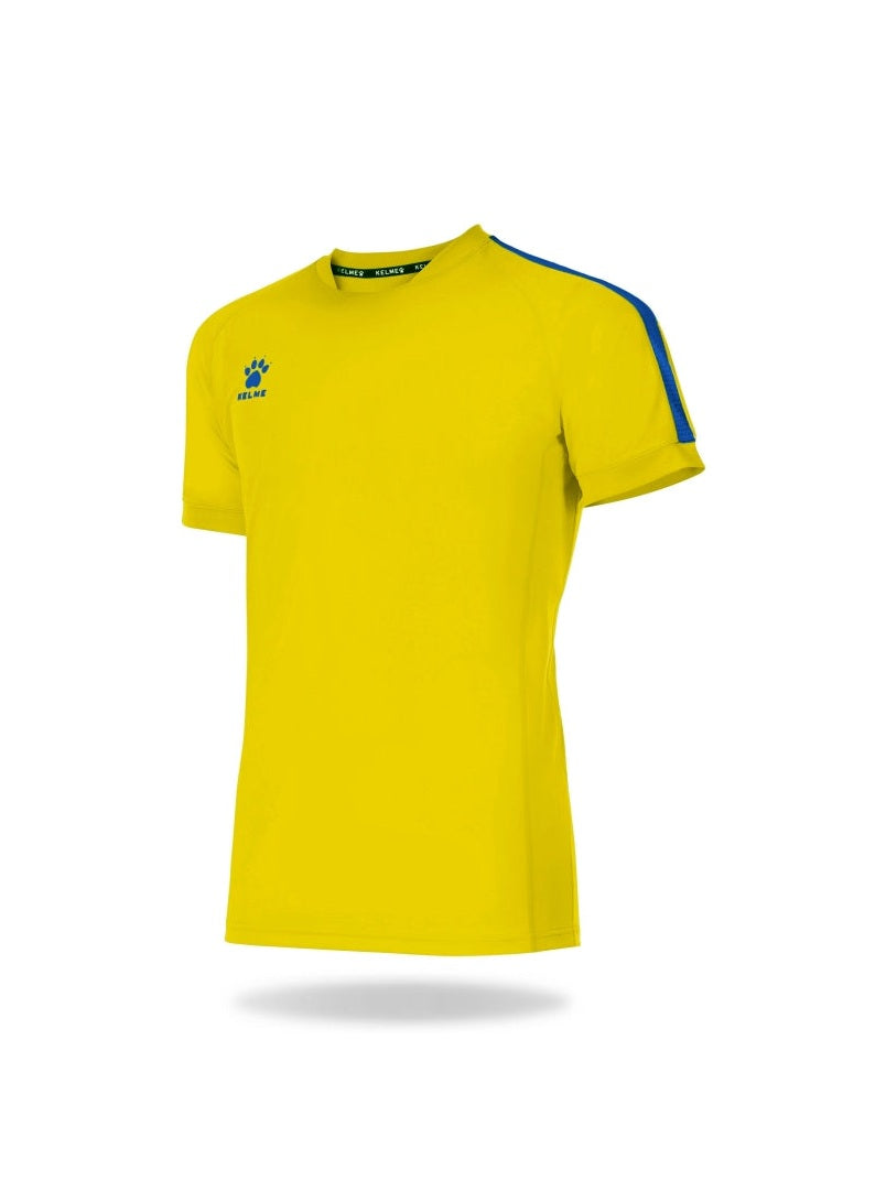 Kelme Global T-Shirt - Yellow / Royal