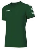 Kelme Lince S/S Football Jersey - Forest / White